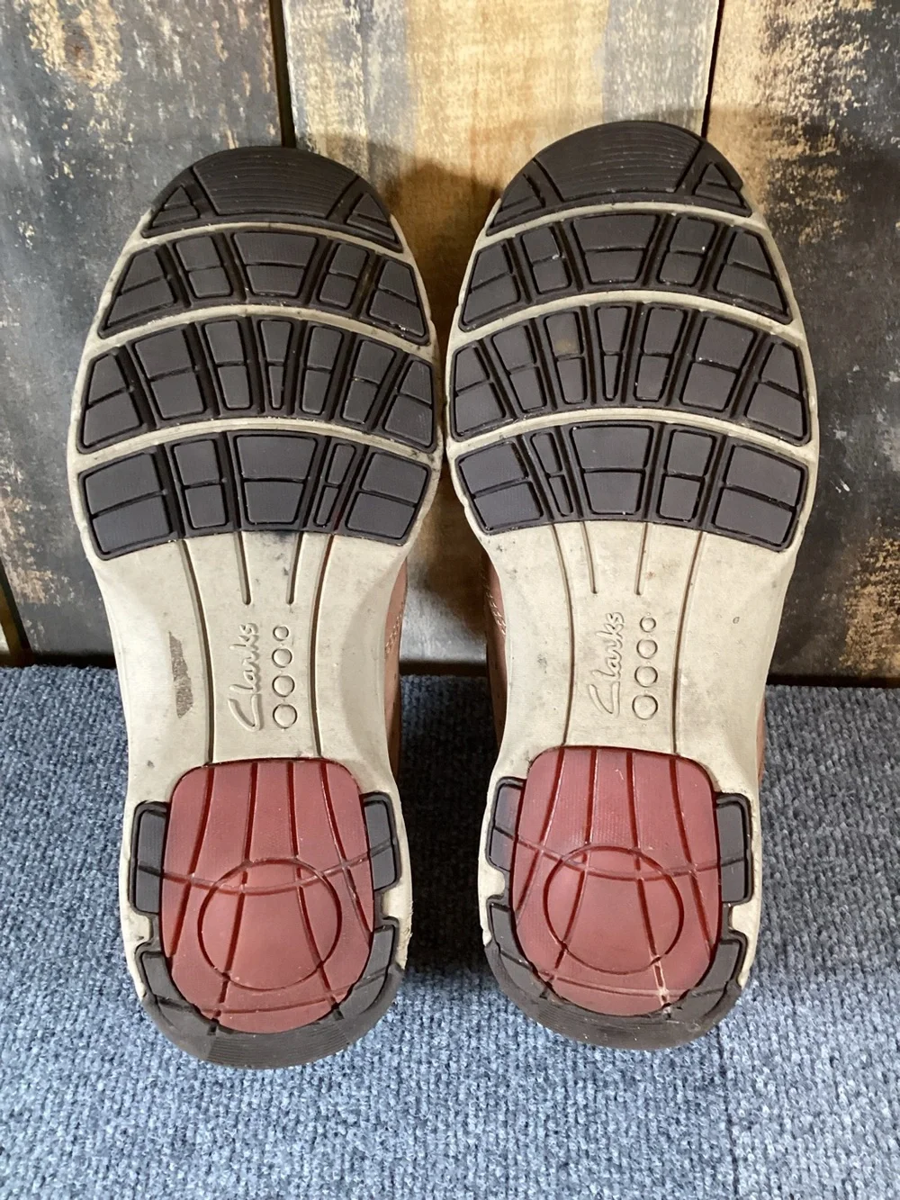Clarks Active Air Vent casual leather slip-ons men’s size 10